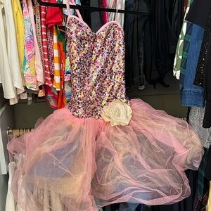 Pink ballet costume
